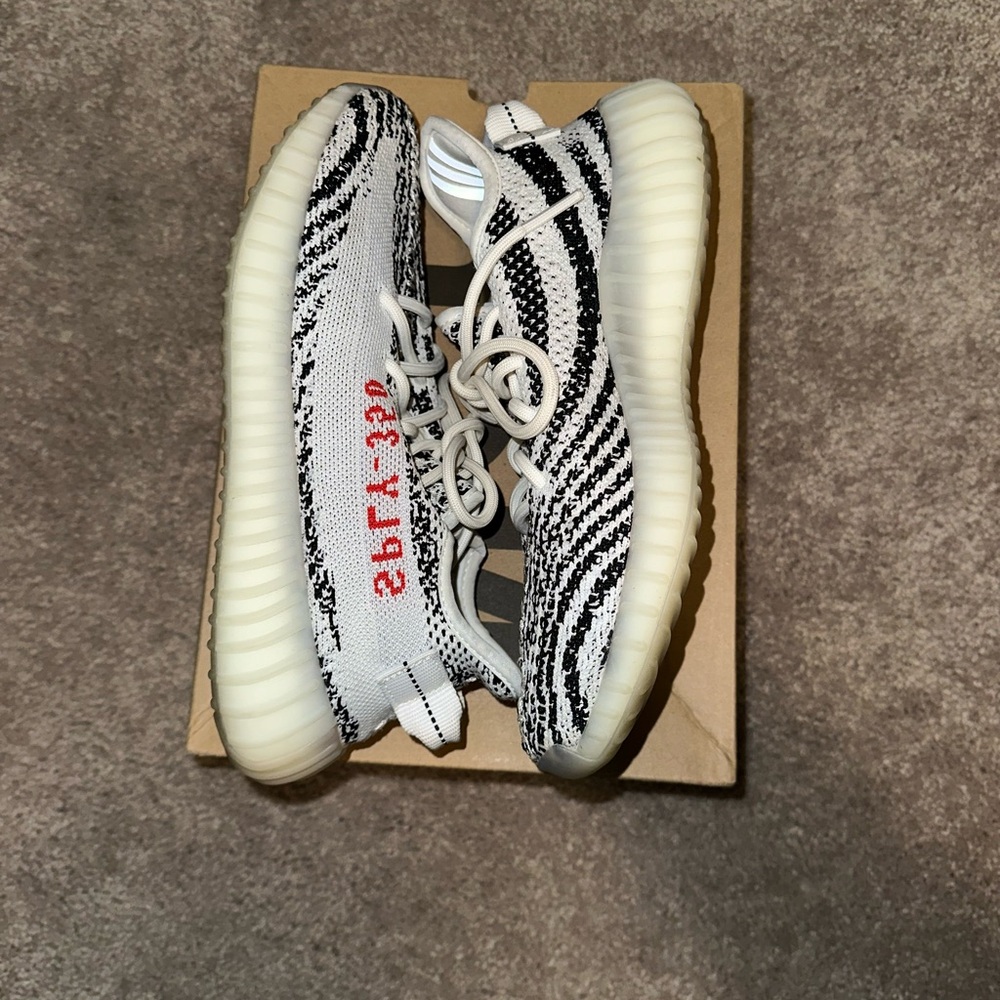 Yeezy Black and White Sneakers